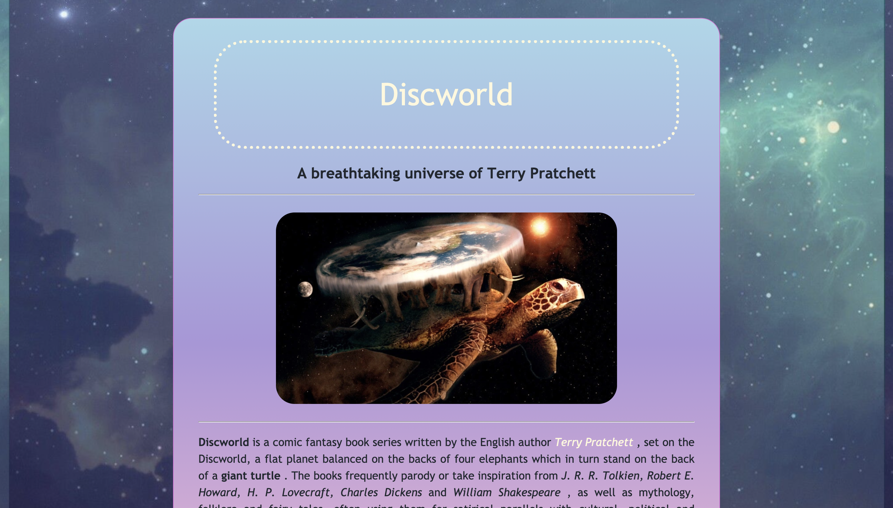 Discworld picture